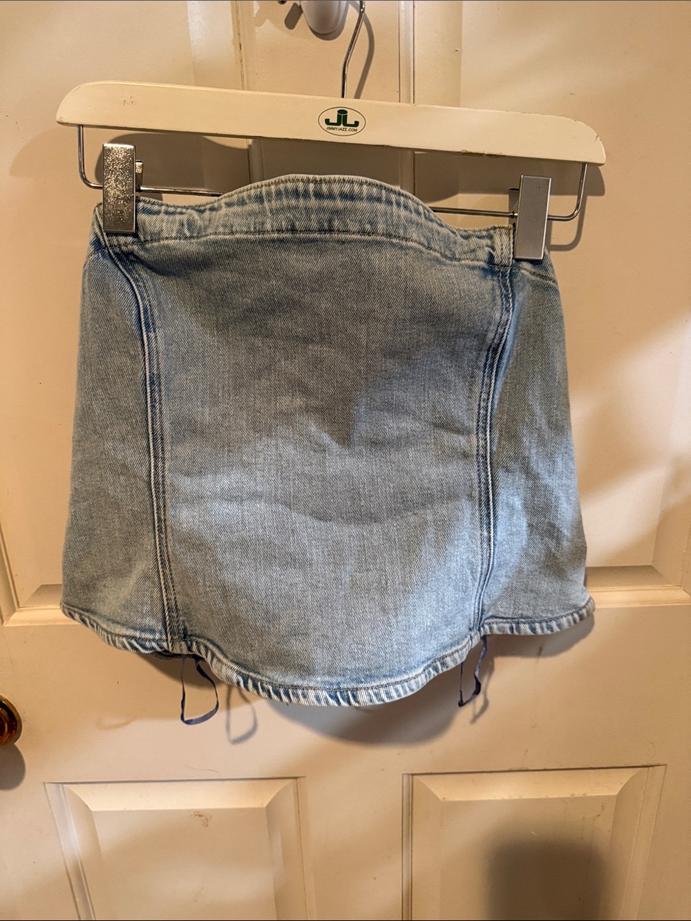 Gap corset denim top nwt